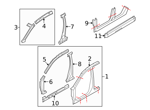 Aperture Panel for 2014 Nissan Rogue Select #0