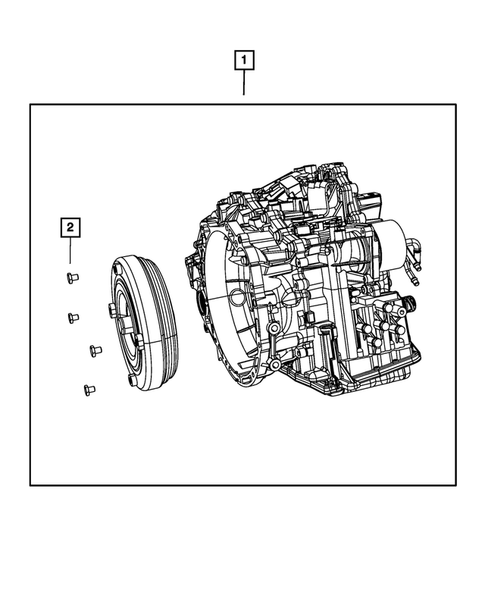 Automatic Transmission / Transaxle and Torque Converter for 2008 Jeep Patriot #2