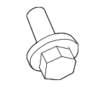90119A0032 - Body: Reinforcement Bolt for Scion: tC | Toyota: Highlander, Prius Image