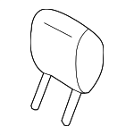 9L7Z78611A08BA - Body: Headrest for Lincoln: Navigator Image