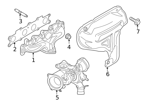Exhaust Manifold for 2015 Ford Fiesta #1