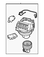 64119248171 - HVAC: Blower Assembly for BMW: 528i, 528i xDrive, 535d, 535d xDrive, 535i, 535i GT, 535i GT xDrive, 535i xDrive, 550i, 550i GT, 550i GT xDrive, 550i xDrive, 640i, 640i Gran Coupe, 640i xDrive, 640i xDrive Gran Coupe, 650i, 650i Gran Coupe, 650i xDrive, 650i xDrive Gran Coupe, 740i, 740Ld xDrive, 740Li, 740Li xDrive, 750i, 750i xDrive, 750Li, 750Li xDrive, 760Li, ActiveHybrid 5, ActiveHybrid 7, M5, M6, M6 Gran Coupe Image
