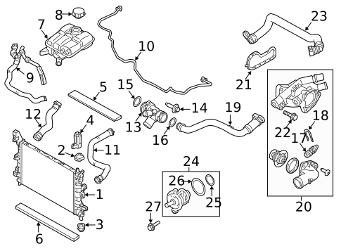 Radiators, Coolers & Related Components for 2017 Ford Focus #0