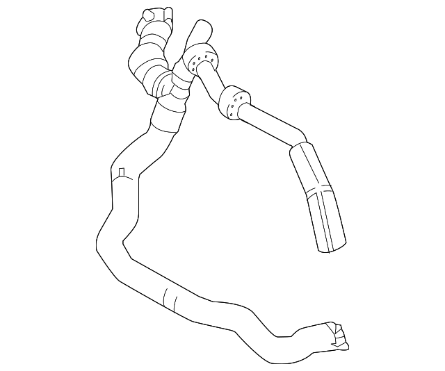 2015-2018 Ford Focus | Reservoir Hose | DV6Z-8K012-A | Walls' Ford Parts