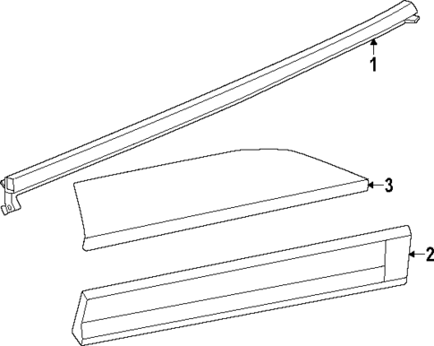 Exterior Trim - Rear Door for 2024 Porsche Macan #0