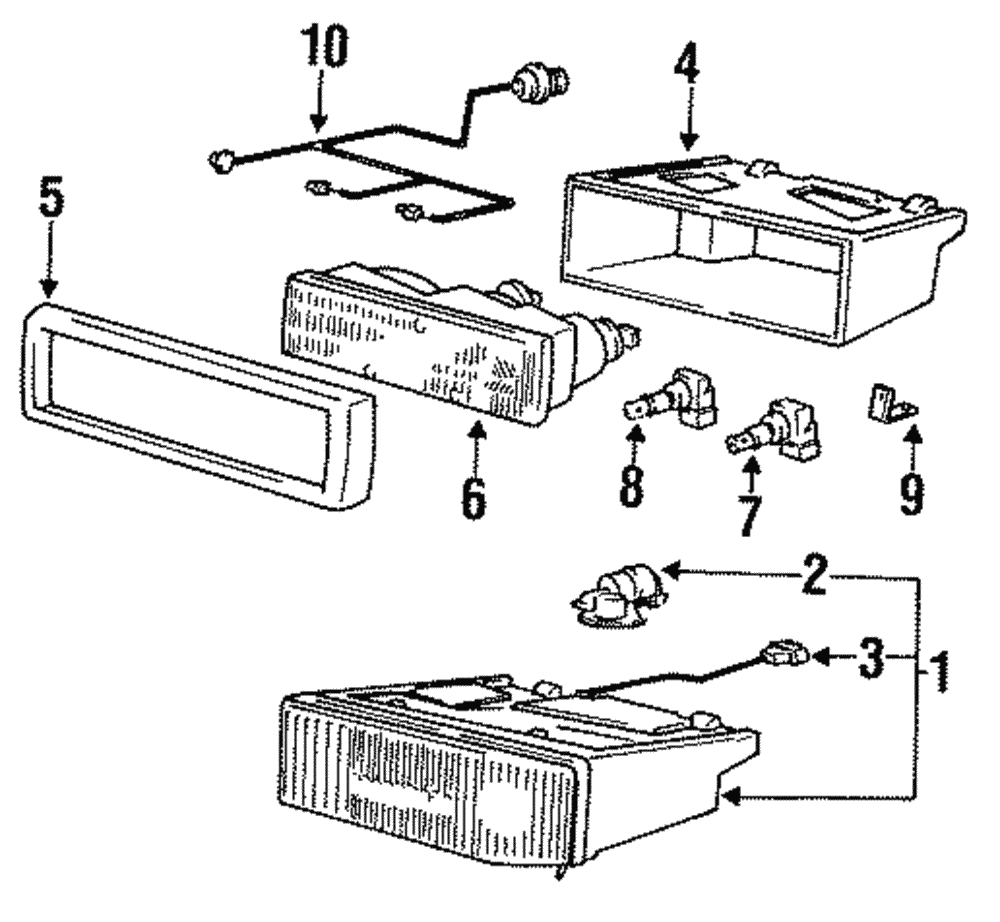 Headlamp Assembly Adjuster - BMW (67-16-1-392-321)