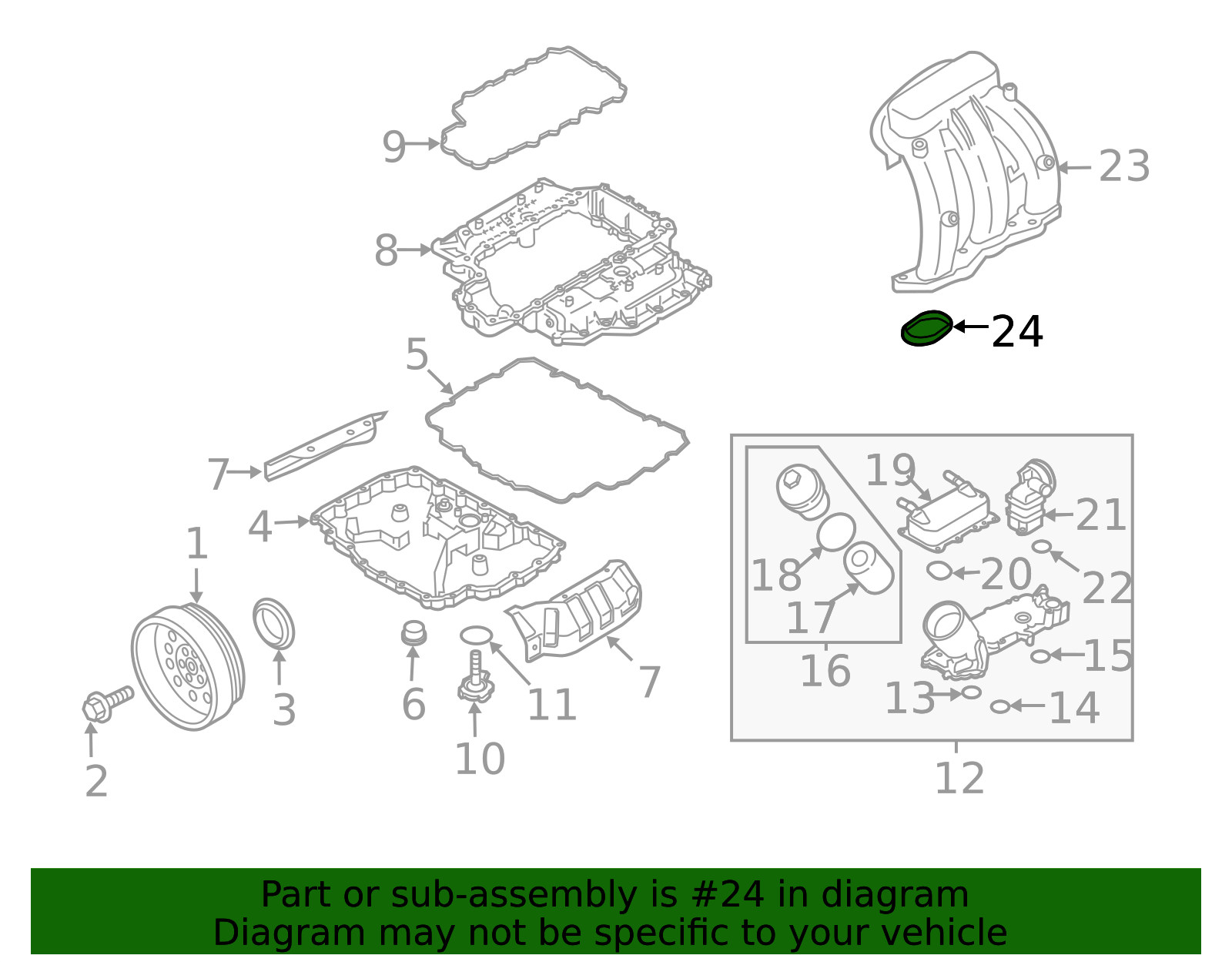 Manifold Gasket - Porsche (9A2-110-218-00)