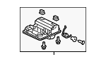 83250TA0A51ZC - Body: Overhead Console for Acura Image