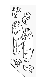BRF2089 - Brakes: Motorcraftâ„¢ Brake Pads for Ford Image