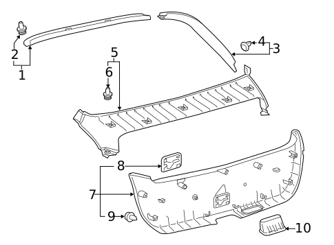 Interior Trim for 2021 Toyota Prius #0