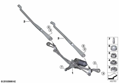 Windshield Wiper Syst / Head Lamp Cleaning for 2019 BMW 840iX #0