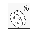 FS0518W11 - Electrical: Pulley for Mazda: 626, MX-6, Protege, Protege5 Image