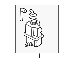 B6BF15350B - Cooling System: Reservoir Assembly for Mazda: Protege, Protege5 Image
