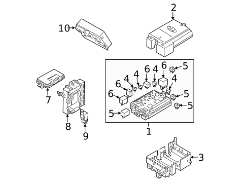 Electrical Components for 2009 Kia Sportage #0