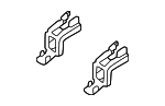 89569DW000WK - Body: Track End Cap for Kia Image