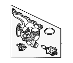 11655A32F51 - Engine: Turbocharger for BMW Image