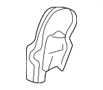 4A0881087Q70 - Body: Rear Cap for Volkswagen Image