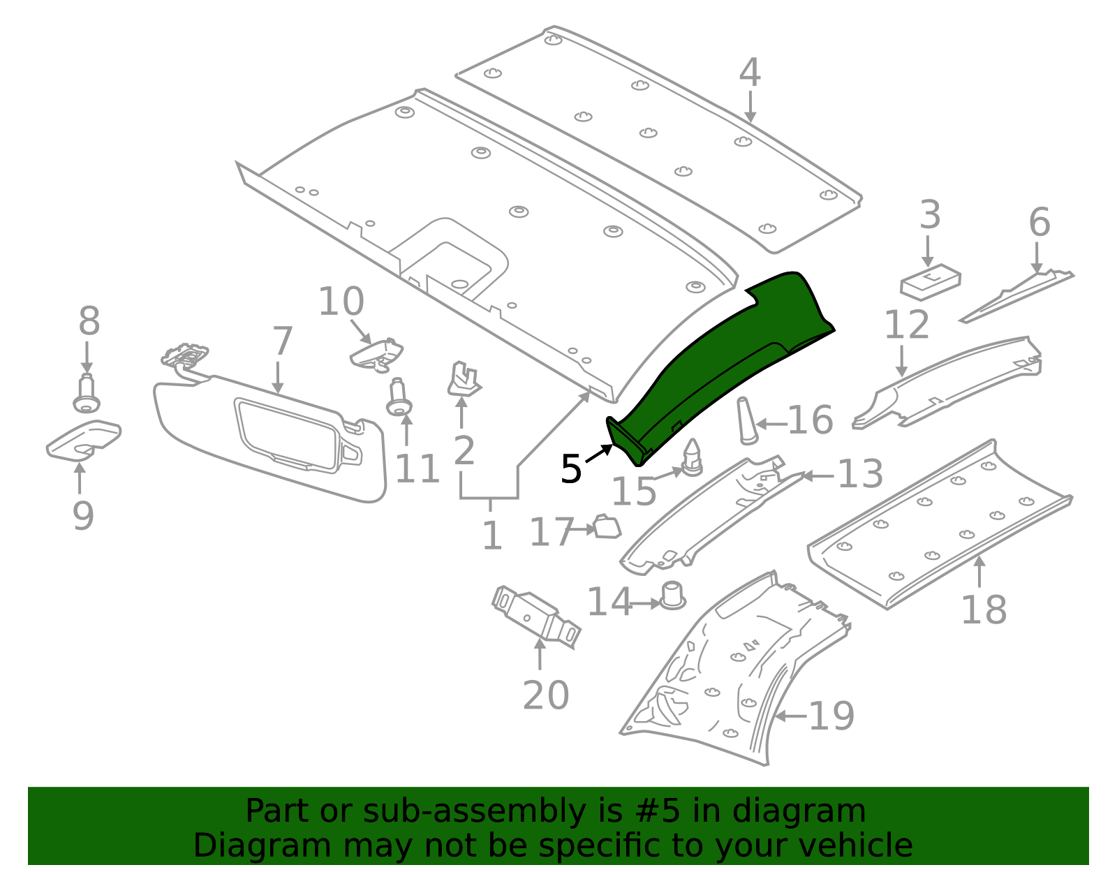2014-2019 Porsche 911 Side Trim 991-562-538-00-1E0 | OEM Parts Online