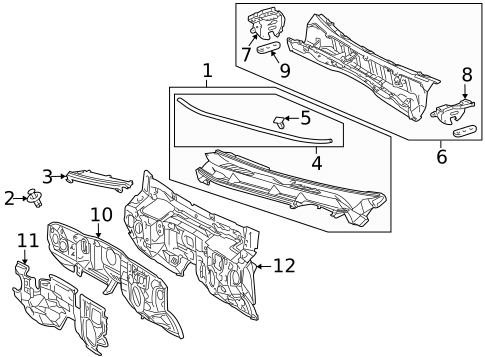 Cowl for 2018 Lexus GX460 #0