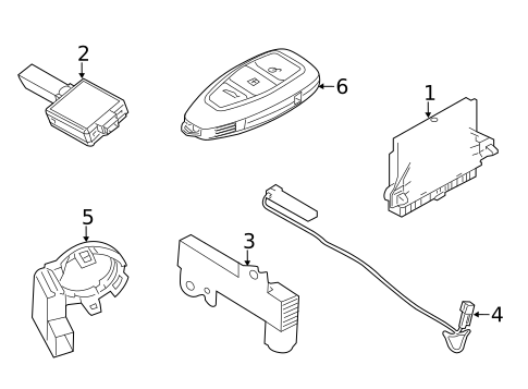 Anti-Theft Components for 2017 Ford Focus #0