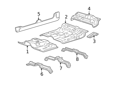 Floor - Cab for 2002 Ford F-150 #0