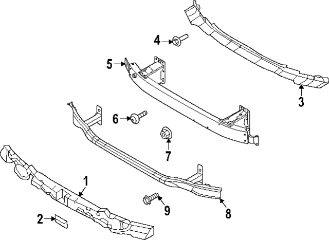 64900T1600 - : Impact Bar for Hyundai Image