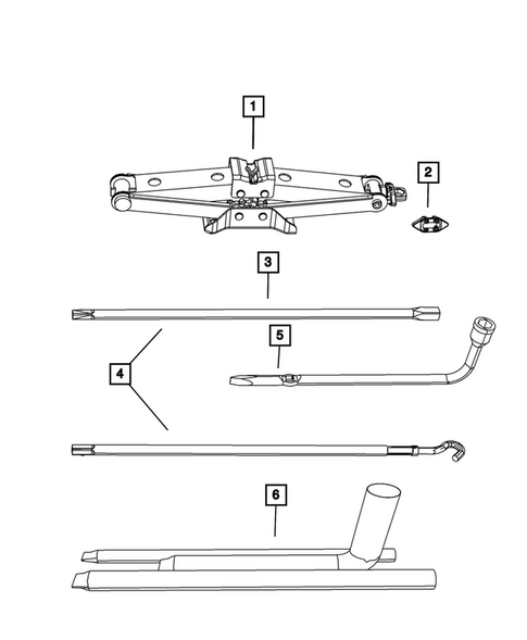 Jack Stowage for 2025 Jeep Gladiator #0