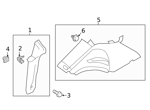 Interior Trim - Quarter Panels for 2014 Ford C-Max #0