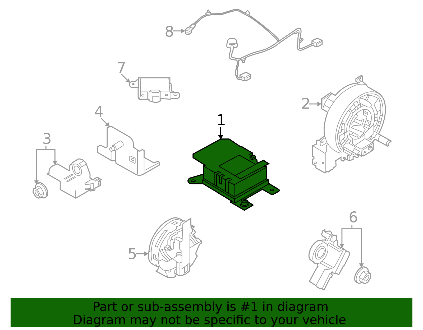 Diag Unit W/Sens - Nissan (K8820-6RF0C)