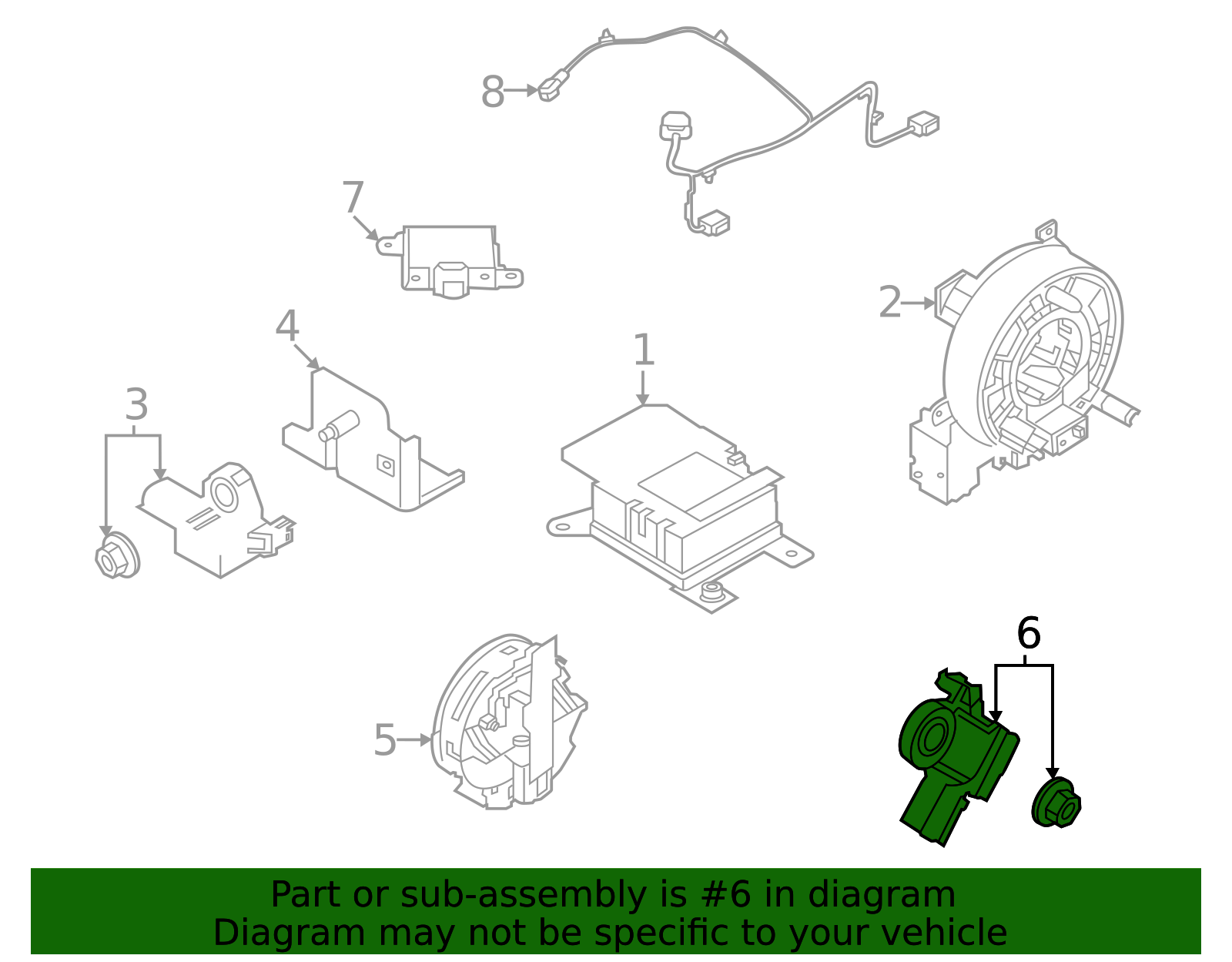 Side Impact Sens - Nissan (K8830-6XU0A)