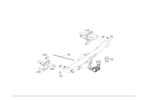 Trailer Coupling for 2019 Mercedes-Benz AMG GT 53 #0