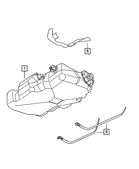 Tank, Fuel for 2002 Dodge Neon #0
