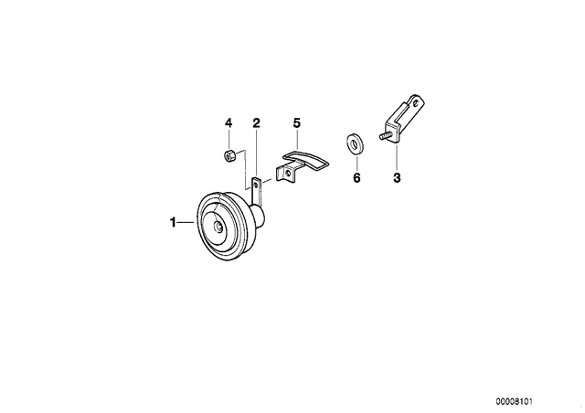 7129906196 - : Self-Locking Hex Nut - M8-8-Znni Side for BMW-Motorrad Image