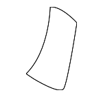 71507TZ5A00ZA - Body: Bumper Cover Hole Cover for Acura Image