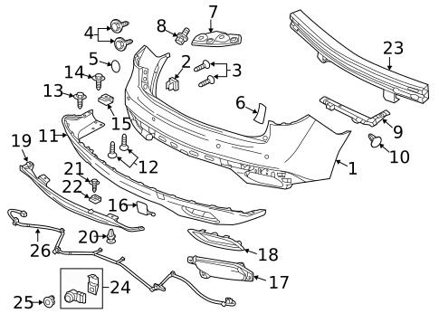 Parking Aid for 2015 Acura MDX #2