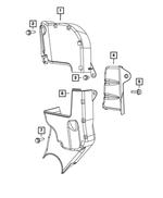 4892915AC - 1.4LTurbo; Engine: Timing Belt Cover, Upper for Dodge: Dart | Fiat: 500 Image