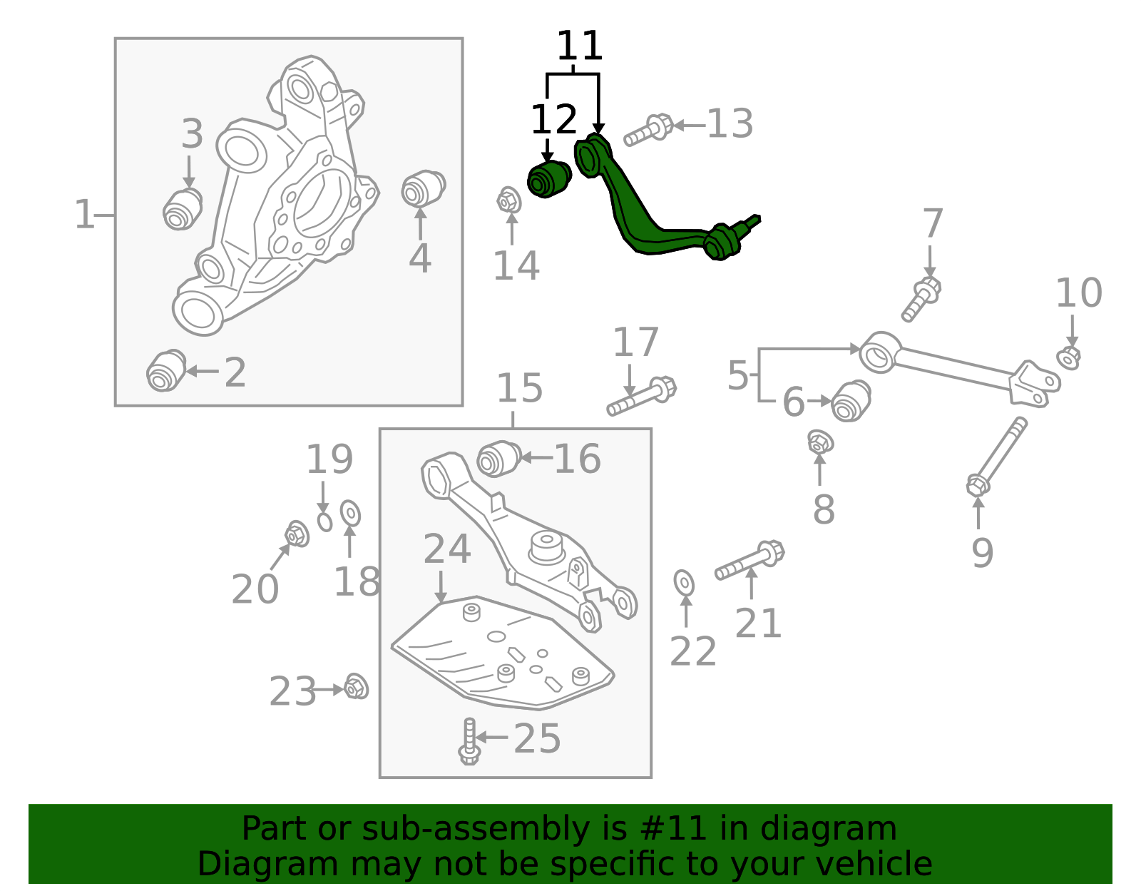2019-2020 Kia K900 Rear Upper Control Arm 55106-J6000 | OEM Parts Online