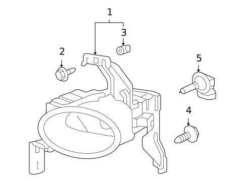 Bulbs - Chassis for 2006 Acura RL #3