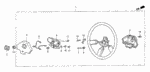 90380SB2003 - Chassis: NUT, SELF-LOCK (OHASHI) for Honda Image