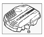 292403L220 - : Engine Cover for Kia: Stinger Image