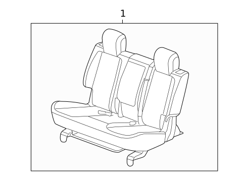 Rear Seat Components for 2015 GMC Terrain #3