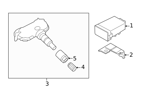 Tire Pressure Monitor Components for 2012 Kia Sportage #0