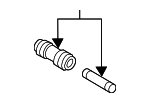 4F0698471 - Brakes: Disc Brake Caliper Bushing for Audi Image