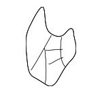 6818641 - Body: Sill Cover Retainer for Volvo: S70, V70 Image