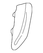 9451891 - Body: Center Pillar Trim Lower Cover for Volvo: S70, V70 Image