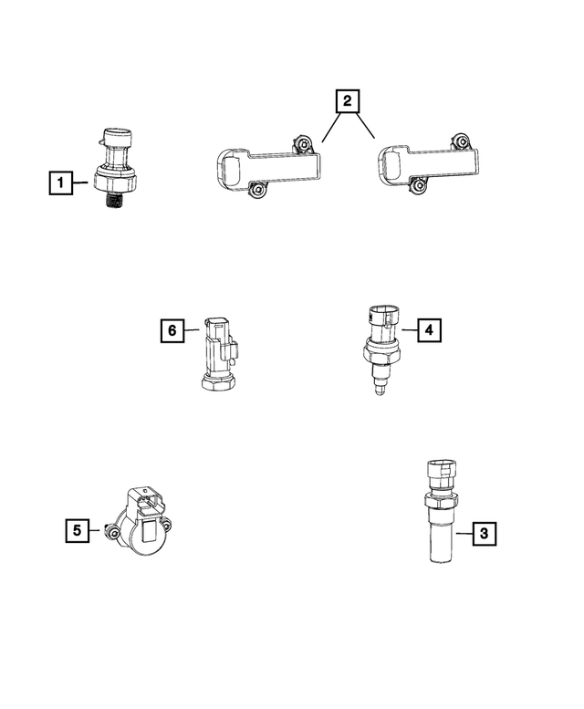 « 68133133AA – Electrical : Position Capteur pour Mopar Image »