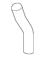 6J145718F - Engine: Upper Hose for Audi: A3, A3 Quattro, A5, A5 Quattro, A6, A6 Quattro, allroad, Q3, Q3 Quattro, Q5, TT, TT Quattro Image