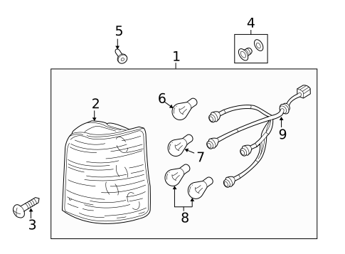 Combination Lamps for 2006 Kia Sedona #0