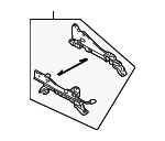 B25D88A00B - Body: Seat Adjust Assembly for Mazda: Protege, Protege5 Image