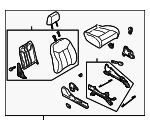 BJ0E57100K44 - Body: Seat Assembly for Mazda: Protege Image